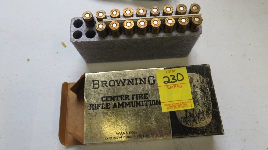 Browning 17 ct 35 RemingtonRifle cartridges
