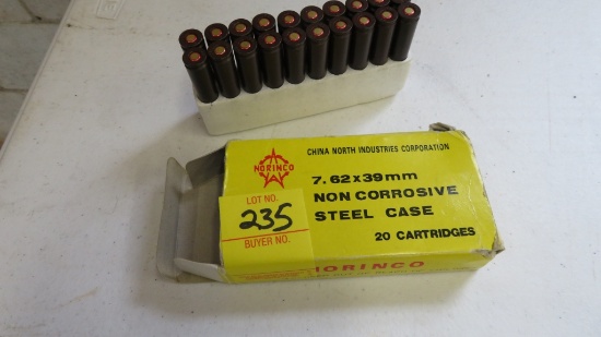 Norinco 20 ct 7.62x 39 mm Cartridges