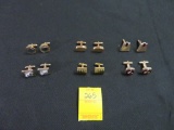 Lot of 6 sets of Cuff Links