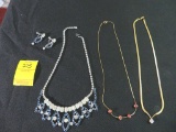 Lot of 3 Necklaces & 1 set of Earings