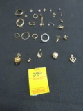 Lot of Mis Matched Earings & Charms