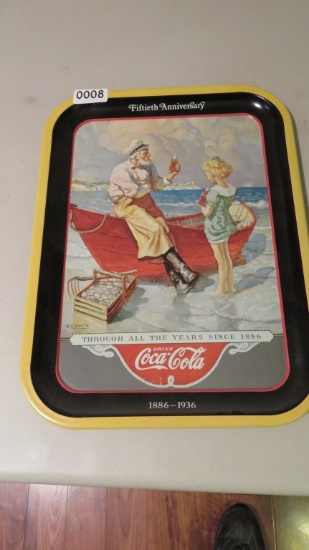 Coca-Cola Tray " Sea Captain"