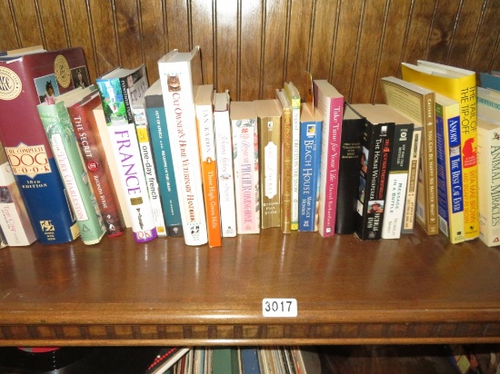 Contents of  bookshelf