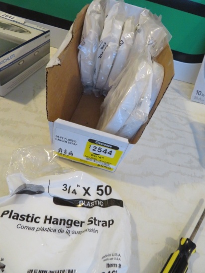 8 rolls of Plastic Hanger Straps 50 ft each