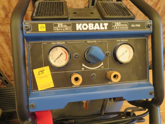 Kobalt 26 Gal Quiet Tech Compressor