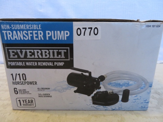 Everbilot Portable Water Removal Pump