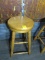 Oak Bar Stool w/ Swivel Seat