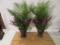 Pair of Artificial Plants in Planters