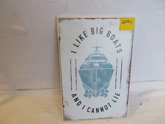 "I Like Big Boats And I Cannot Lie" Wall Decor