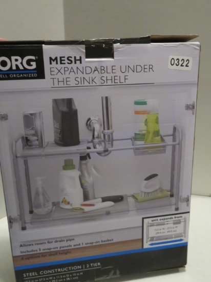ORG Mesh Expandable Under The Sink Shelf