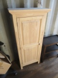 Unfinished Solid Wood Cabinet