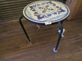 Callie Round Metal Outdoor Side Table