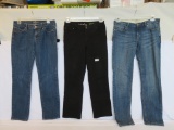 Lot of 3 Pairs Of Ladies Jeans