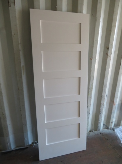 5 Panel Shaker Door Slab 30 x 80