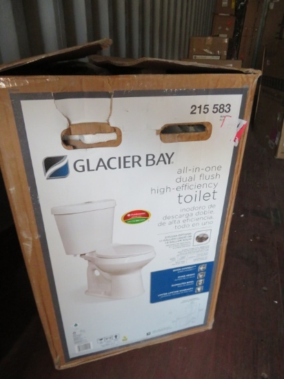 Glacier Bay All In One Dual Flush Elongated Bowl