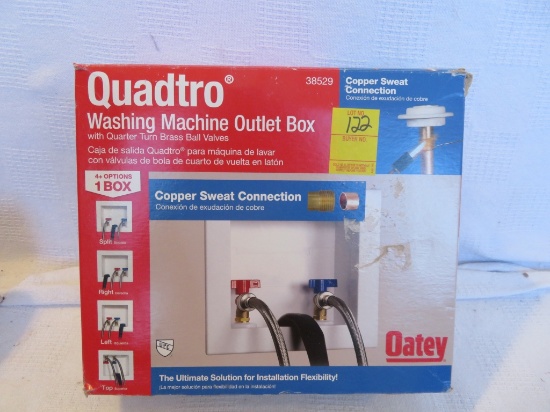 Quadtro Washing Machine Outlet Box