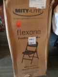 Set of 4 Mity Lite Flexone Folding Chairs