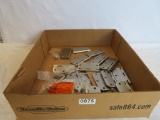 Lot of stainless hinges and screws