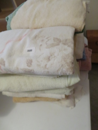 Lot of Stained Towels