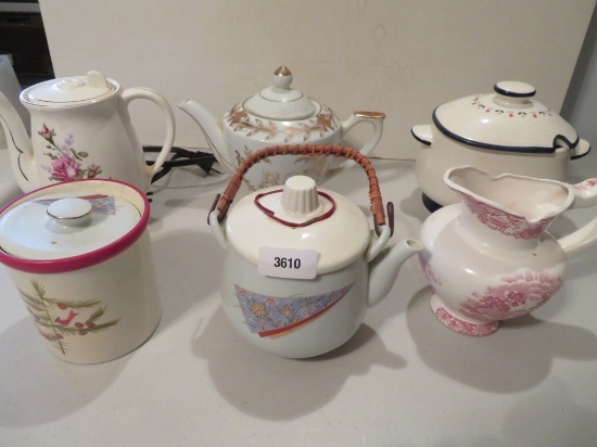 Lot of Decorative Pitchers & Containers