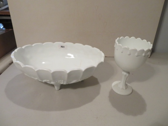 Collectible Milk Glass