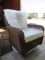 Hampton Bay Cambridge Brown Swivel Rocker