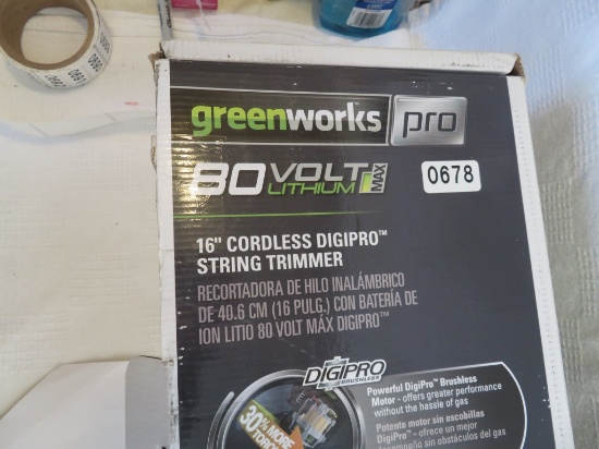 Greenworks 80V Lithium 16" Cordless String Trimmer