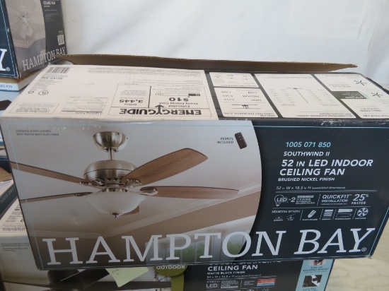 Hampton Bay 52 In LED Indoor Ceiling Fan
