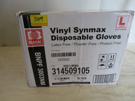 Case of 1000 Vinyl Synmax Disposable Gloves