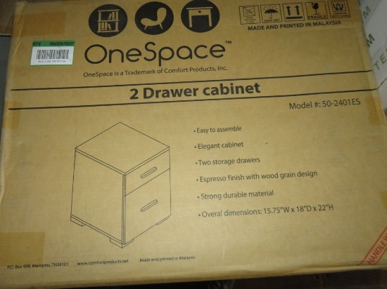 OneSpace 2 Drawer Cabinet