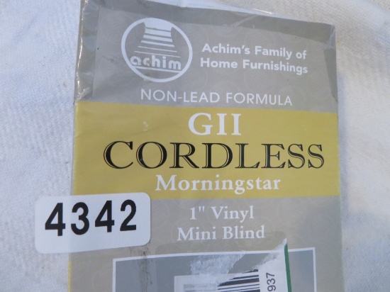 Cordless 1" Vinyl Mini Blind
