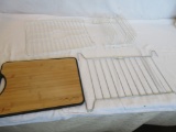 Lot of Racks & Cutting Board