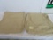 Outdoor Seat Cushion Slip Cover Set Oatmeal Color
