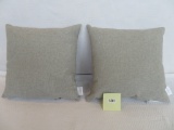 2 Arden Selections Outdoor Throw Pillows