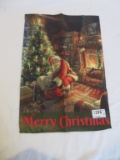 Thomas Kinkade Studios Merry Christmas Yard Flag