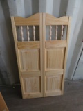 Solid Wood 24 x 80 Saloon Doors