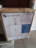 Glacier Bay 24 in All In One Laundry Sink Cabinet