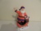 Clemson Chistmas Santa Figurine