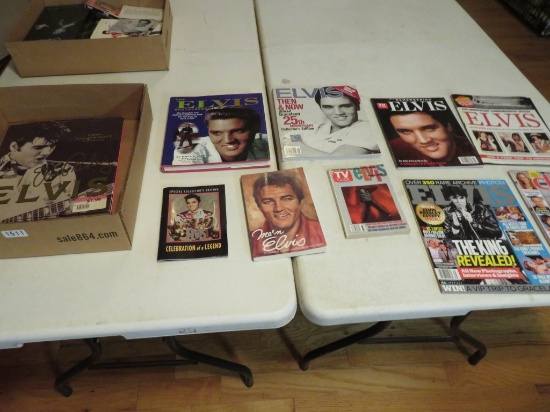 Lot of Elvis Books & Magazines