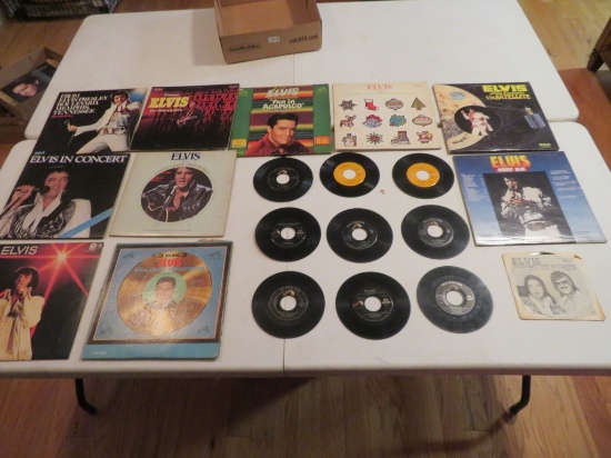 Lot of Elvis 10 Albums & 10 45s