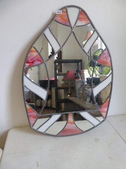 "Star" Stained Glass Mirror