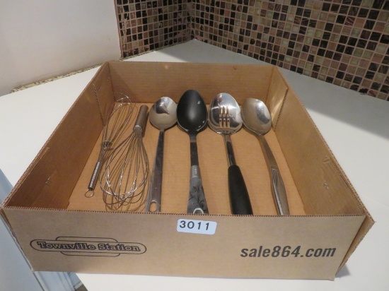 Lot of Serving Spoons & Utensils