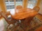 Dining Set w/ 4 Rolling Chairs