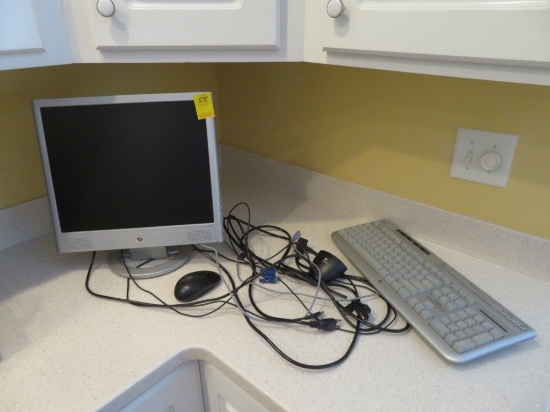 Wireless Mouse, HP Monitor & Keyboard