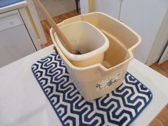 Door mat , plunger & buckets