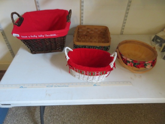 4 Christmas Baskets