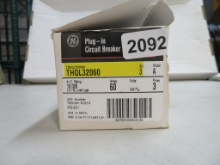 GE Box of 3 breakers 60 amp 3 Pole