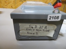 Square D 30 amp Non Fused Safety Switch