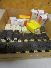 Lot of Twist Lock /Turnlok Receptacles