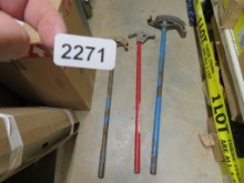 Lot of 3 Pipe Benders